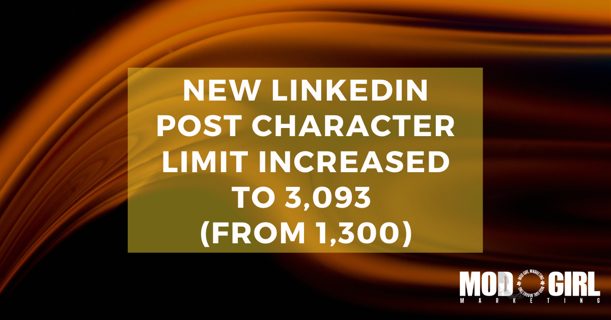 New LinkedIn Post Character Limit Increased to 3,093 (from 1,300)