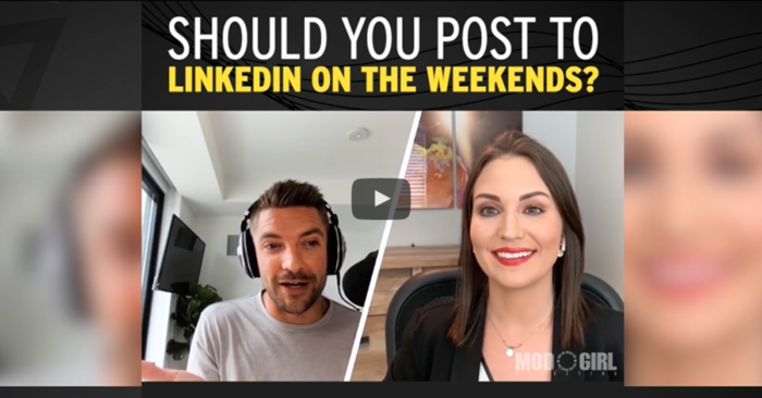 Should You Post To LinkedIn On The Weekends?