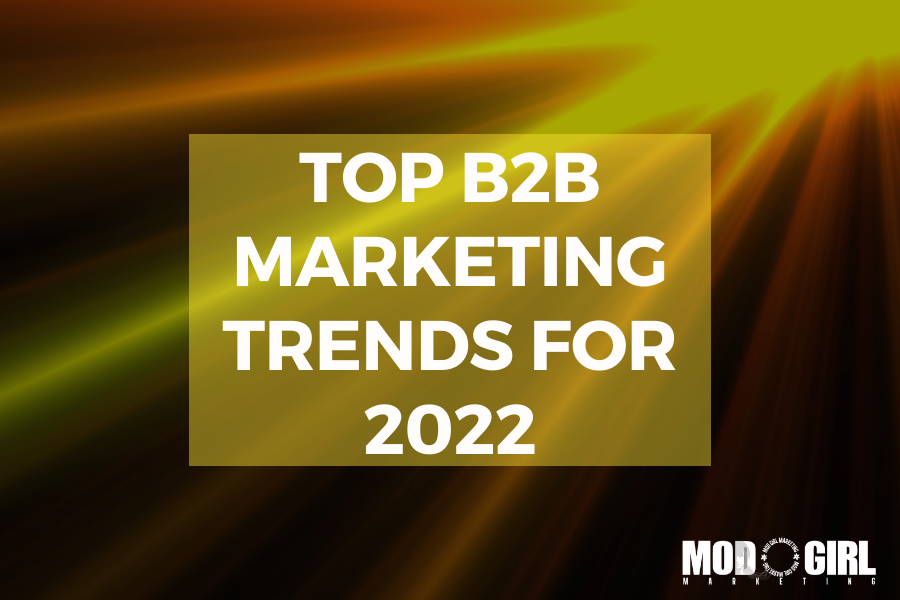 Top B2B Marketing Trends For 2022